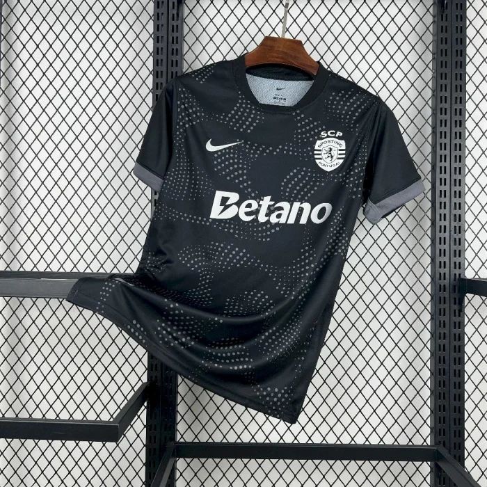 2025/26 Sporting CP Black Away Jersey