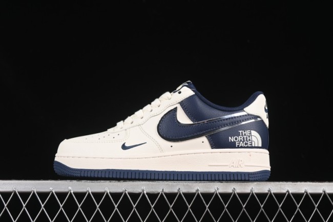 Nike Air Force 1'07 Low North Face Collaboration Dark Blue Sole Casual Sneakers - ZH2598-318