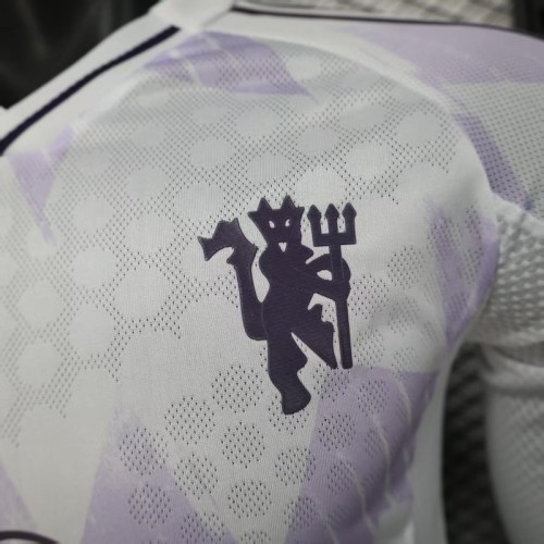 Player Version 25/26 Manchester United Away Long Sleeve Jersey