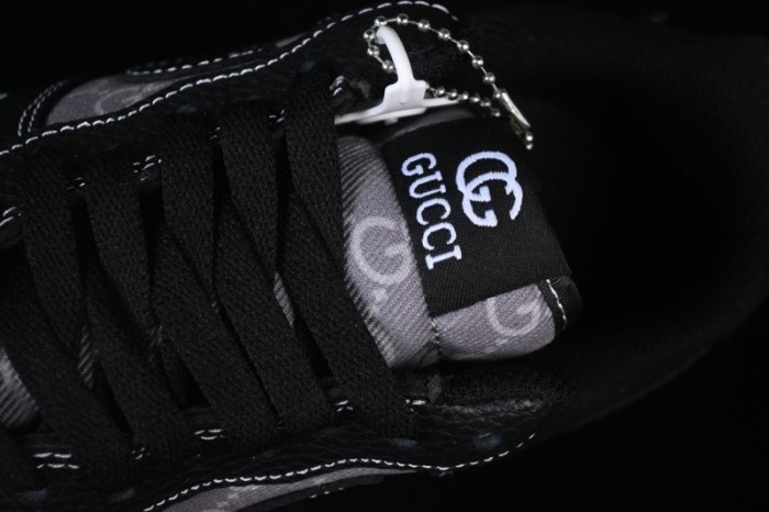 Nike Air Force 1 '07 Low Gucci Collaboration Litchi Grain Print Casual Sneakers - AH8462-002