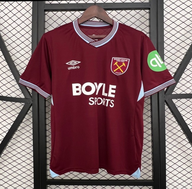 25/26 West Ham United Home Jersey