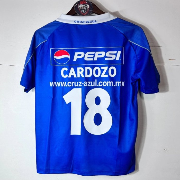 Retro 01/02 Cruz Azul Jersey Copa Libertadores Home Jersey