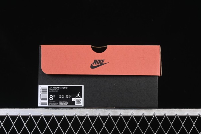 Nike Air Jordan 12 Retro Taxi Gold Buckle Basketball Shoes - CT8013-117