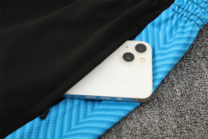 25/26 Napoli Light Blue Camouflage Half Zipper Jacket+Long Pants