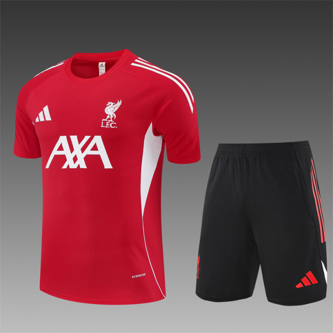25/26 Liverpool Red Short Sleeve Jersey+Shorts