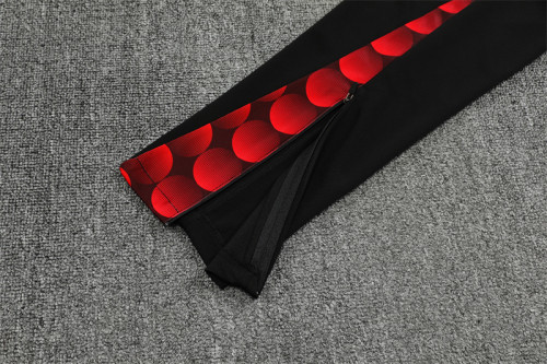 25/26 Feyenoord Red Black Camouflage Half Zipper Jacket+Long Pants