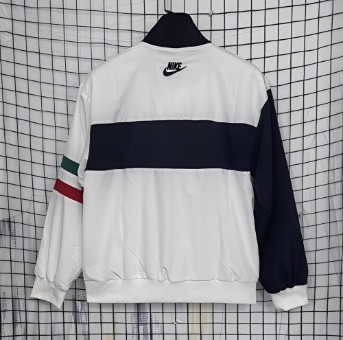 1994 Italy White Full Zipper Jacket Windbreaker