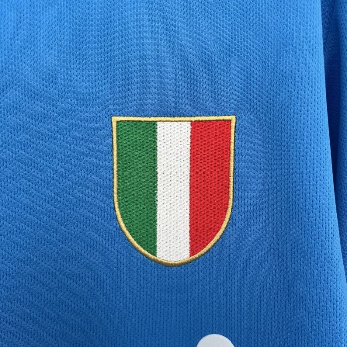 87/88 Retro Long Sleeve Napoli Home Jersey