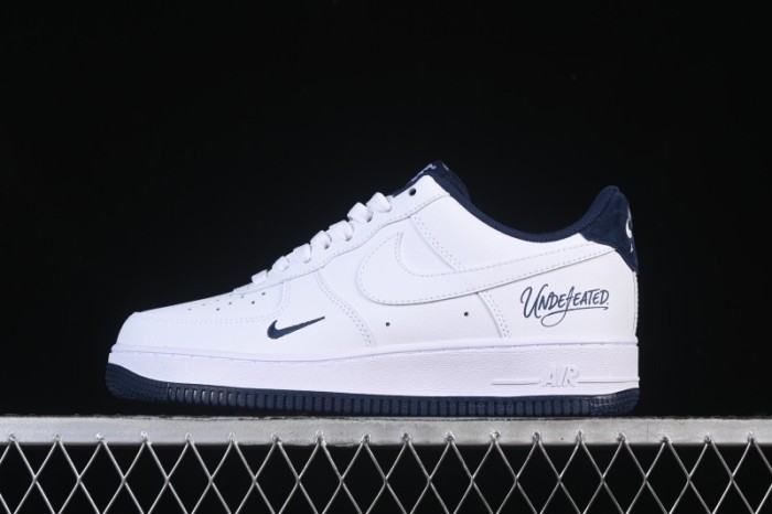 Nike Air Force 1'07 Low White Blue Casual Sneakers - ZH0316-119