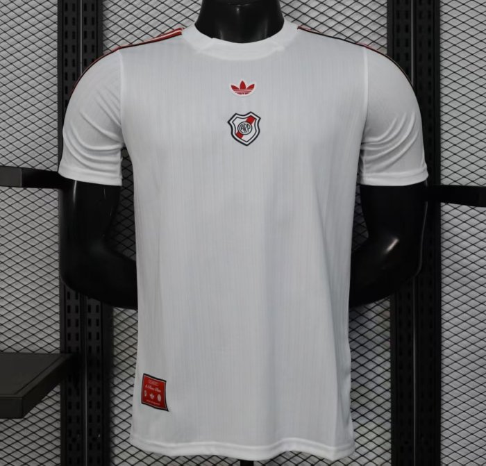 Player Version 25/26 River Plate White Casual Jersey