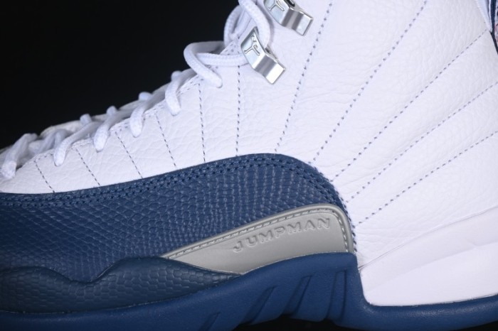 Nike Air Jordan 12 Retro French Blue And White Basketball Shoes - CT8013-114