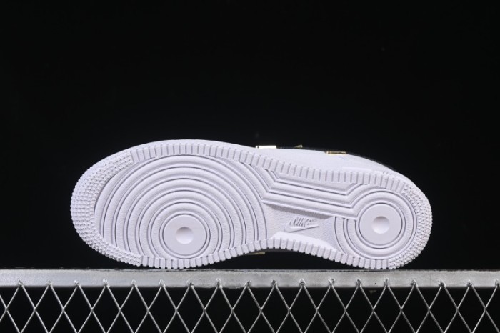 Nike Air Force 1'07 Low Four Hook Black White Casual Sneakers - ZH0316-113