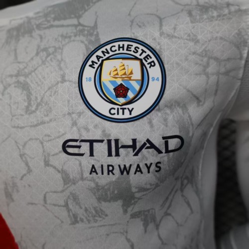Player Version 25/26 Manchester City Away Long Sleeve Jersey