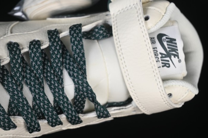 Nike Air Force 1'07 Mid Casual Shoes with Reflective Design and Full-Length Air Cushion - XL0236-235