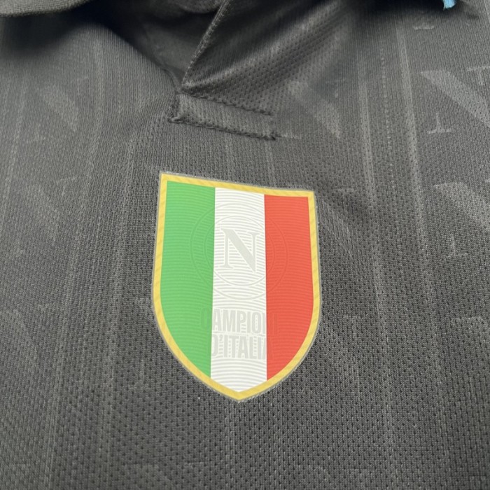 25/26 Napoli Third Black Jersey