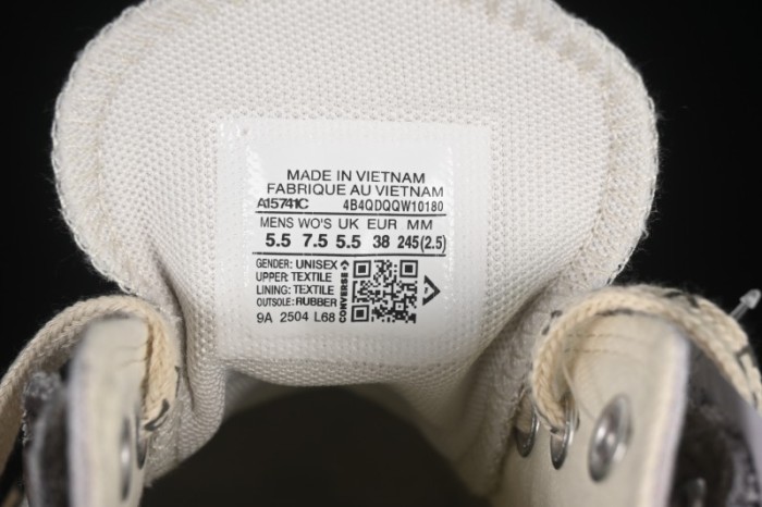 Converse Chuck 70 Low Feng Chen Wang Collaboration Deconstructed Canvas Sneakers - A15741C