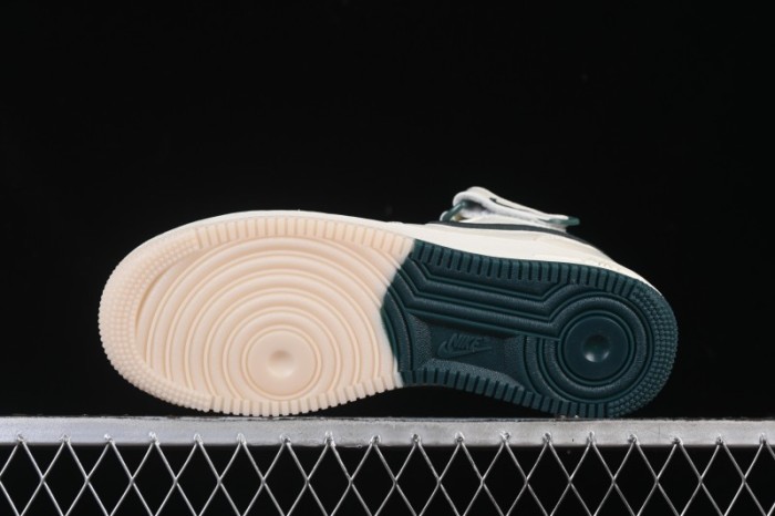 Nike Air Force 1'07 Mid Casual Shoes with Reflective Design and Full-Length Air Cushion - XL0236-235