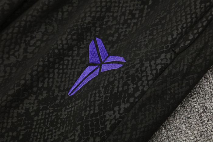 25/26 Barcelona Black Joint Edition Half Zipper Jacket+Long Pants