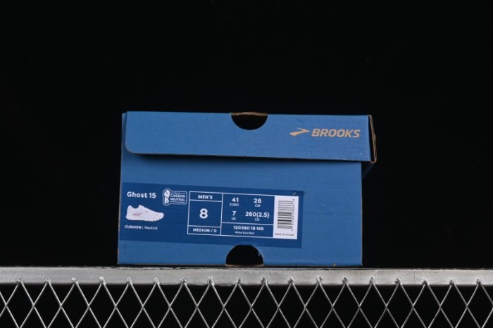 Brooks Ghost 15 Low-Cut Breathable Cushioned Support Casual Running Shoes - 1203801B195