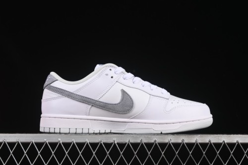 Nike SB Dunk Low White Grey Low-Top Casual Skate Shoes - IH0632-141