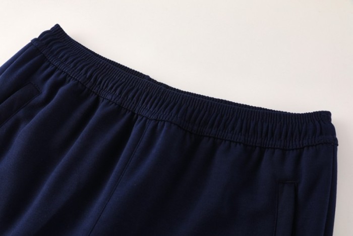 25/26 Real Madrid Navy Hoodie Full Zipper Jacket + Long Pants