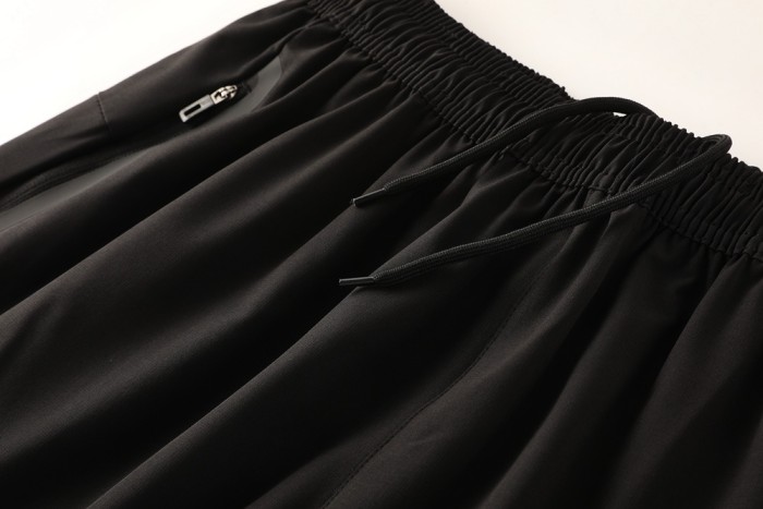 25/26 Adidas Black Hoodie Full Zipper Jacket + Long Pants