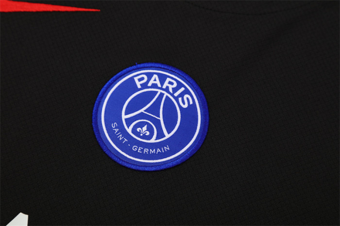 25/26 PSG Black T90 with XS Short Sleeve+Soccer Shorts