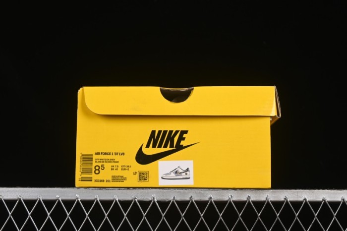 Nike Air Force 1'07 Low Casual Sneakers with Full-Length Air Cushion - XX3168-201