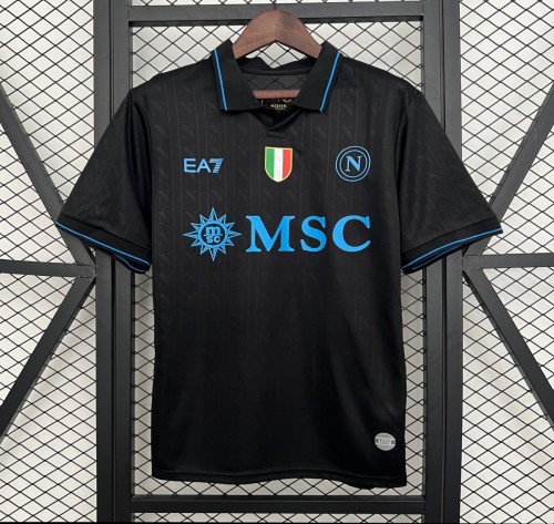 25/26 Napoli Third Black Jersey