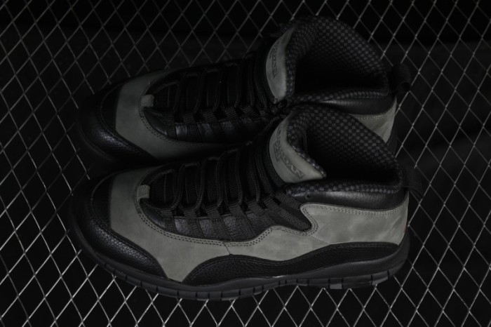 Nike Air Jordan 10 Retro Shadow Grey Basketball Shoes - HJ6779-001