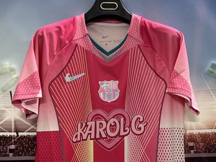 25/26 Barcelona Karol G Pink Jersey