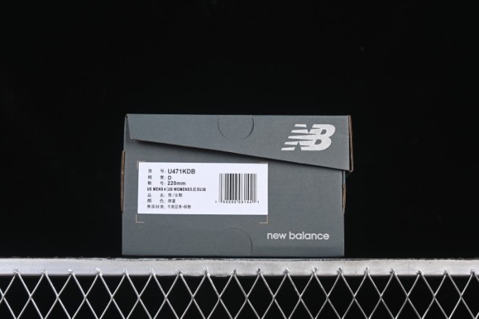 New Balance 471 Series Fabric and Leather Casual Lifestyle Shoes - U471KDB