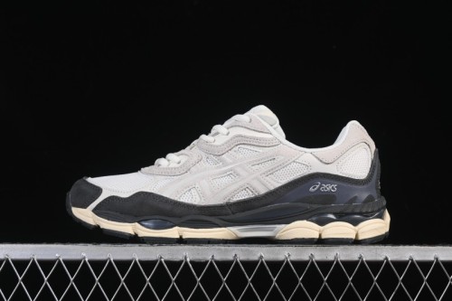 Asics Gel-NYC Retro Running Shoes with Breathable Mesh and Suede Upper - 1203A383-111