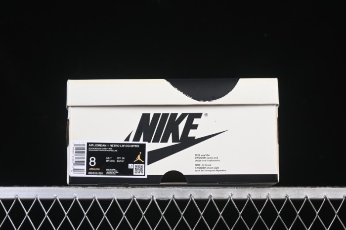 Nike Nigel Sylvester x Air Jordan 1 Low Casual Lifestyle Sneakers - IB8958-001