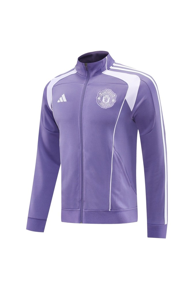2025 Adidas Purple Full Zipper Jacket + Long Pants