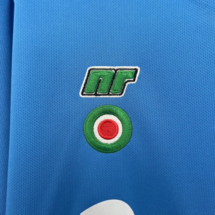 87/88 Retro Long Sleeve Napoli Home Jersey