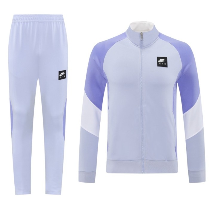 2025 NIKE Purple Full Zipper Jacket + Long Pants