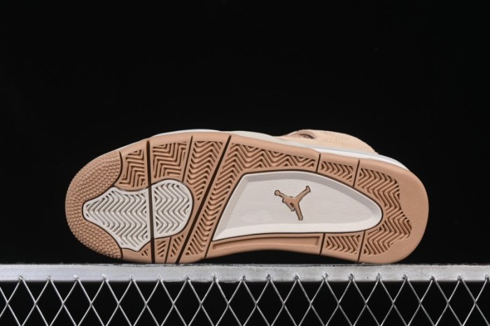 Nike Air Jordan 4 Retro Cozy Girl Warm Yellow Sneakers - HV0823-200