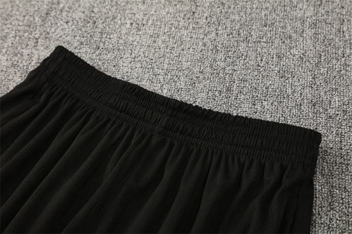 Player Version 25/26 France Black Half Zipper Jacket+Long Pants