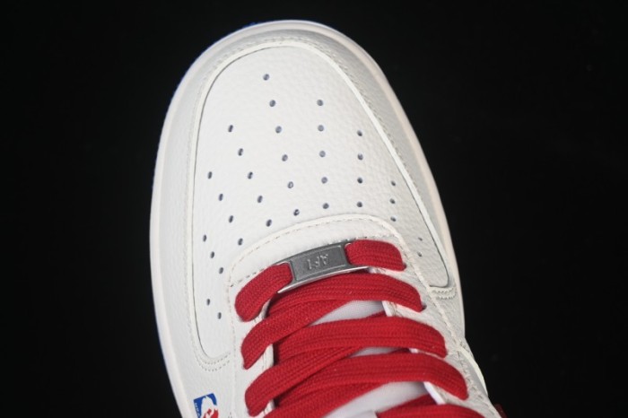 Nike Air Force 1 '07 Low NBA Collaboration Clippers Blue Red Casual Sneakers - QW5606-274