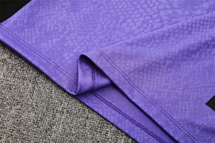 25/26 Barcelona Purple Joint Edition Half Zipper Jacket+Long Pants