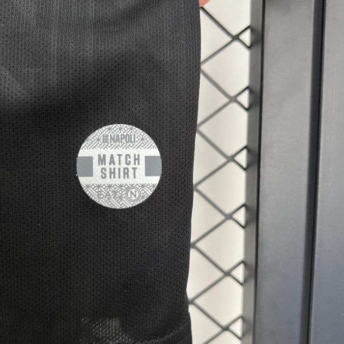 25/26 Napoli Third Black Jersey