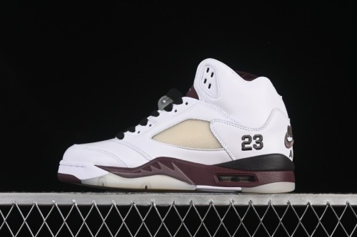 Nike A Ma Maniere x Air Jordan 5 Retro Basketball Shoes with Violet Ore Design - IB1528-100