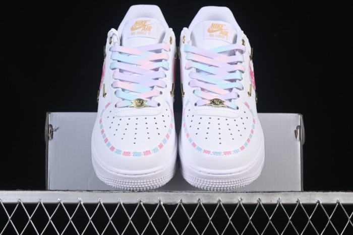 Nike Air Force 1'07 Low Four Hook Rainbow Cake Casual Sneakers - ZH0316-115