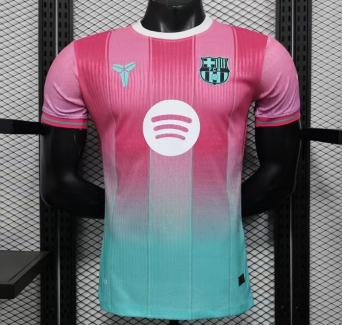 Player Version 25/26 FC Barcelona Pink with Gradient Fade Jersey