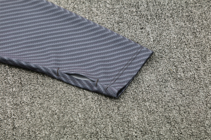 25/26 Napoli Black Grey Camouflage Half Zipper Jacket+Long Pants