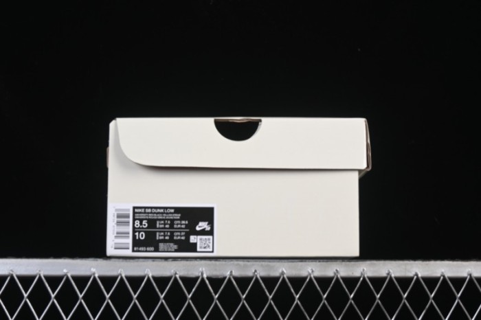 Nike SB Dunk Low Nardwuar Collaboration Scottish Plaid Low-Top Casual Skate Shoes - II1493-600