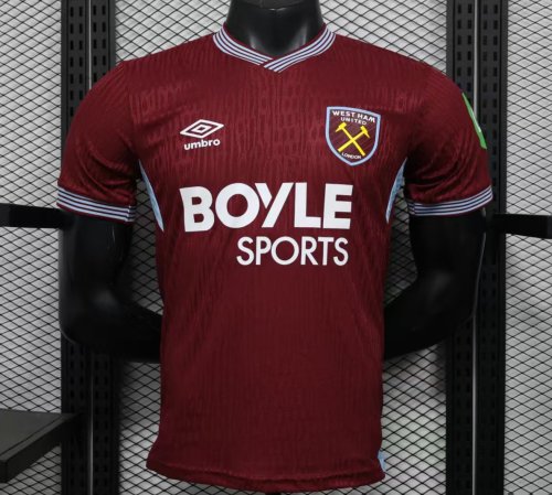 Player Version 25/26 West Ham Home Jersey