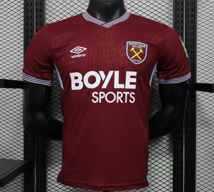 Player Version 25/26 West Ham Home Jersey