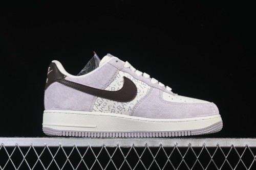 Nike Air Force 1 '07 Low Balenciaga Collaboration White Brown Casual Sneakers - YF9511-806